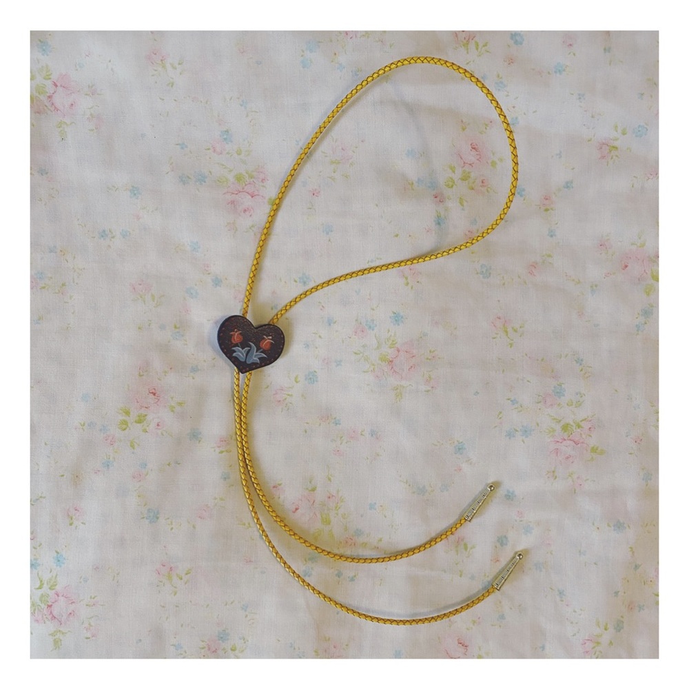 SOLD💛Handmade bolo tie *Prairie Heart* - Picture 2 of 4